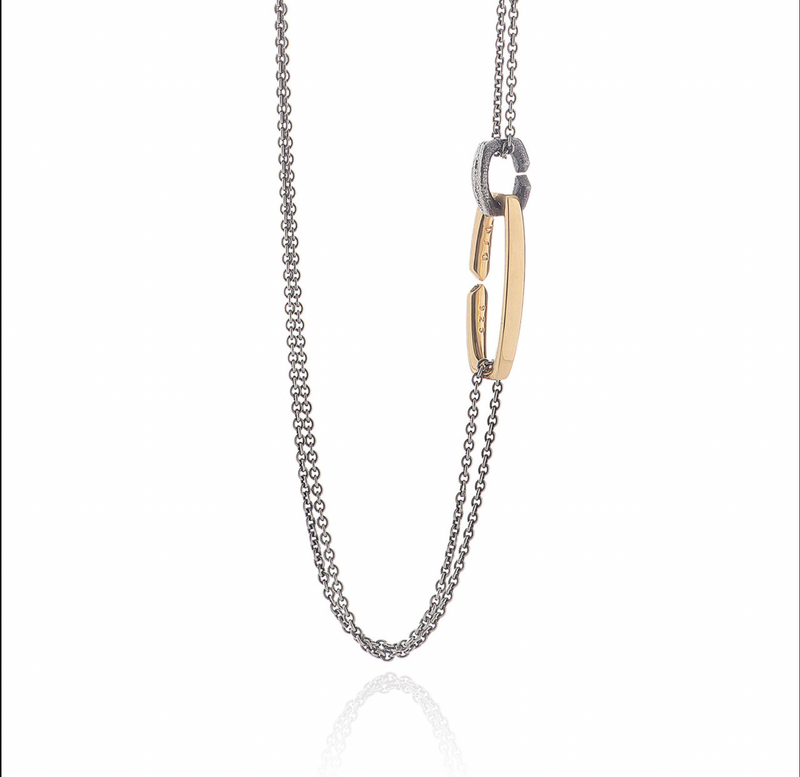 DSD ARKAIKA chained necklace basic - silver