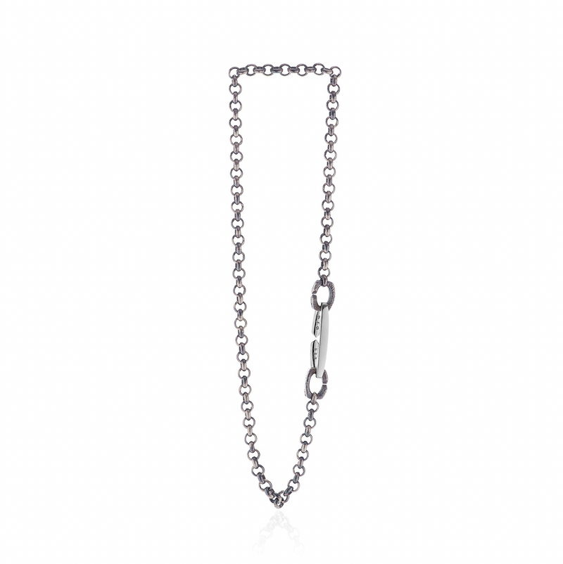 DSD ARKAIKA chained choker - silver lock