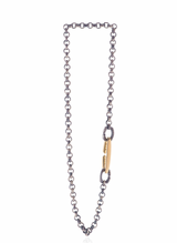 DSD ARKAIKA chained choker - silver lock