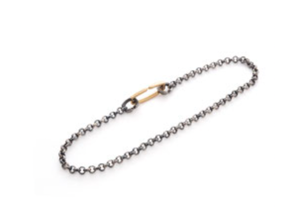 DSD ARKAIKA chained choker - silver lock