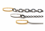 DSD ARKAIKA chained choker - vermeil lock