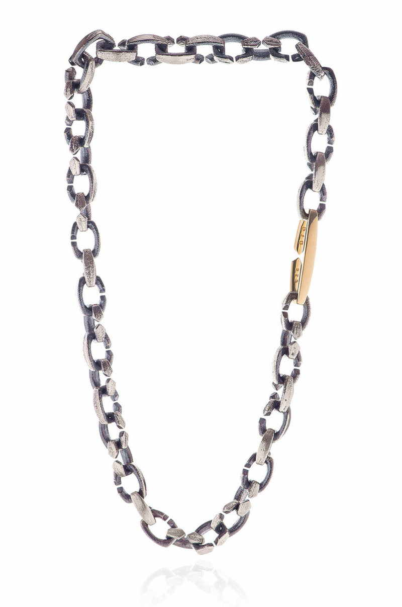 DSD ARKAIKA chained choker - silver lock