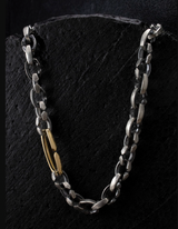 DSD ARKAIKA chained choker - silver lock