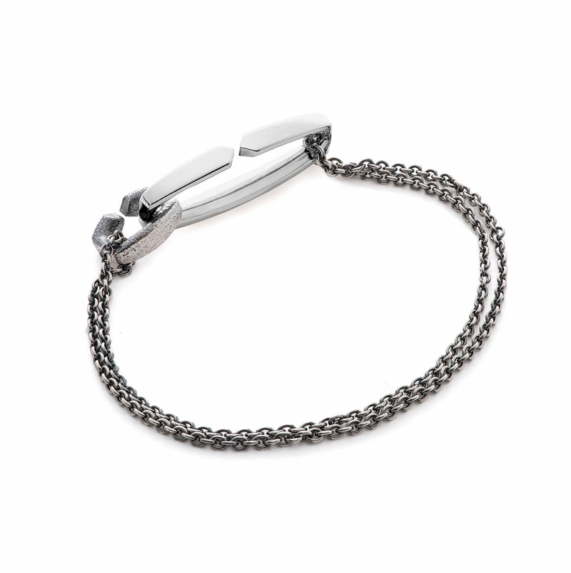 DSD ARKAIKA chained bracelet basic - silver lock