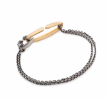 DSD ARKAIKA chained bracelet basic - vermeil lock