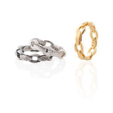 DSD ARKAIKA linked ring Gold