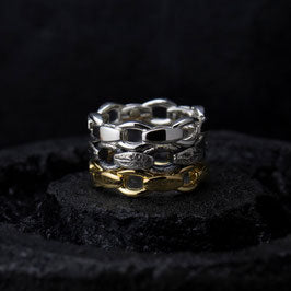 DSD ARKAIKA linked ring Gold